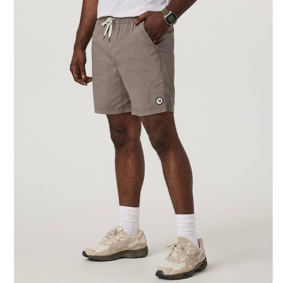 Vuori Kore Everyday Short Unlined Performance Wear Drawcord Brown Size Small - Picture 1 of 16